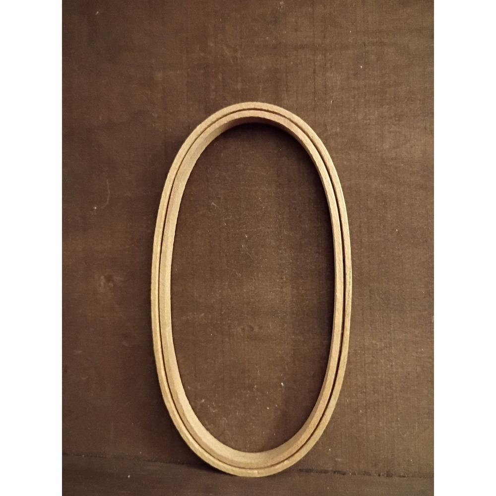 Vintage Wood Oval Embroidery Hoop 9x4.5 Made in USA Needlepoint Frame
